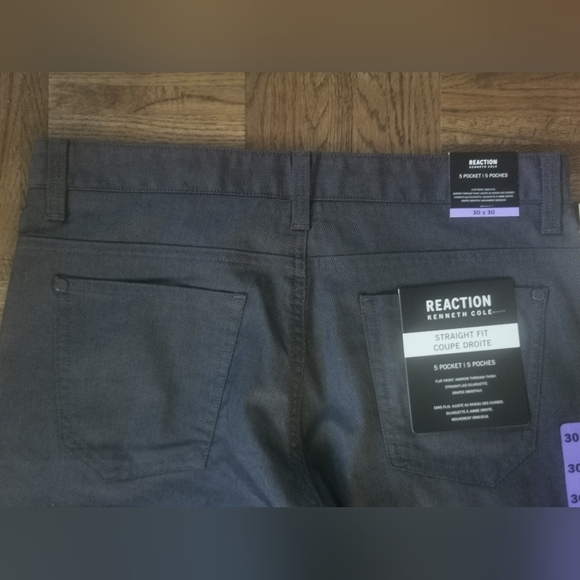 NWT Kenneth Cole Reaction Dark Grey dress pants - Picture 4 of 5